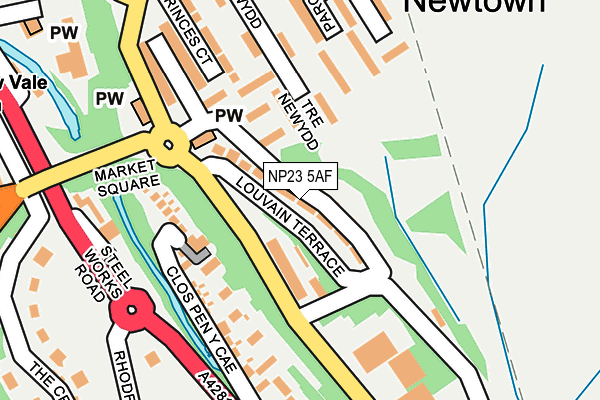 NP23 5AF map - OS OpenMap – Local (Ordnance Survey)