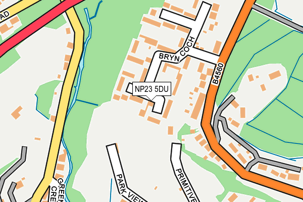 NP23 5DU map - OS OpenMap – Local (Ordnance Survey)