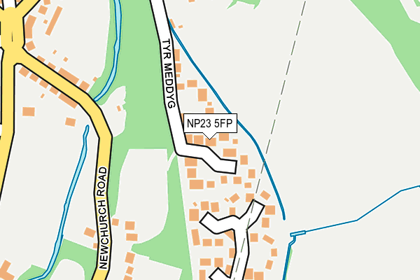 NP23 5FP map - OS OpenMap – Local (Ordnance Survey)