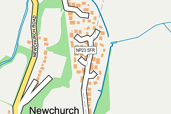 NP23 5FR map - OS OpenMap – Local (Ordnance Survey)