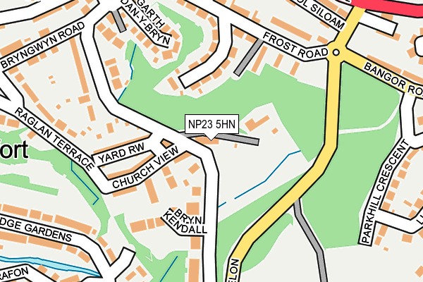 NP23 5HN map - OS OpenMap – Local (Ordnance Survey)