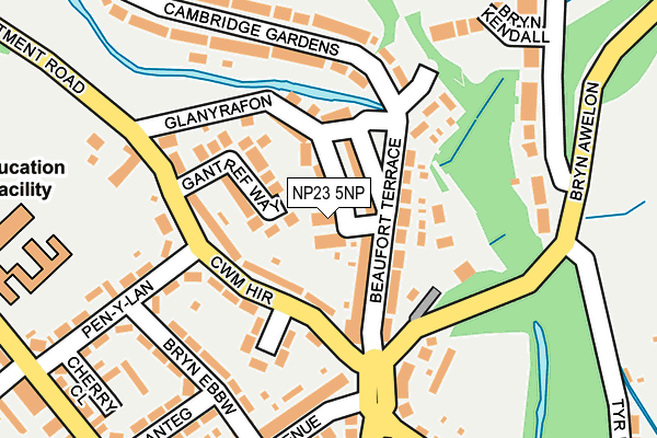 NP23 5NP map - OS OpenMap – Local (Ordnance Survey)
