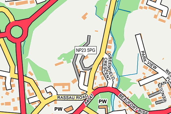 NP23 5PG map - OS OpenMap – Local (Ordnance Survey)