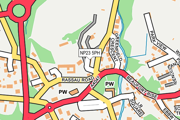 NP23 5PH map - OS OpenMap – Local (Ordnance Survey)