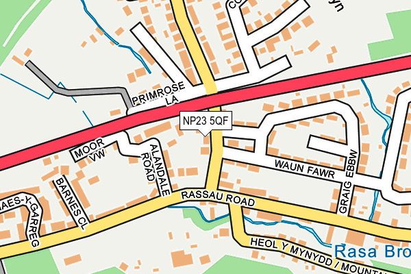 NP23 5QF map - OS OpenMap – Local (Ordnance Survey)