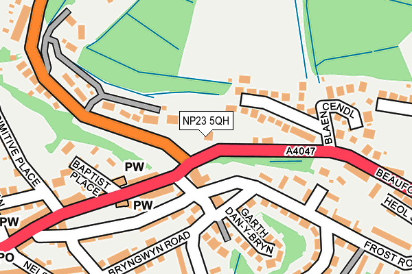NP23 5QH map - OS OpenMap – Local (Ordnance Survey)