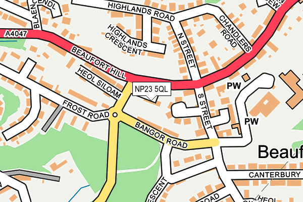 NP23 5QL map - OS OpenMap – Local (Ordnance Survey)