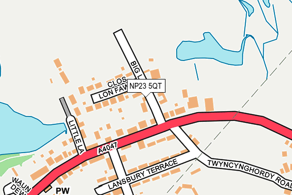 NP23 5QT map - OS OpenMap – Local (Ordnance Survey)