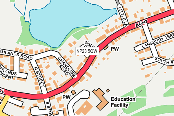 Map of ELLS BROWS LIMITED at local scale