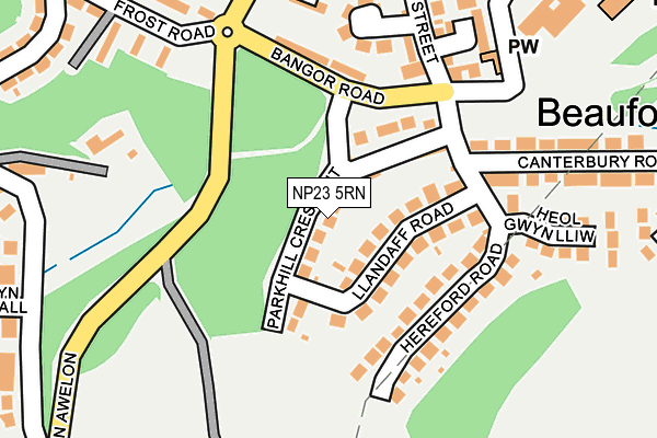 NP23 5RN map - OS OpenMap – Local (Ordnance Survey)