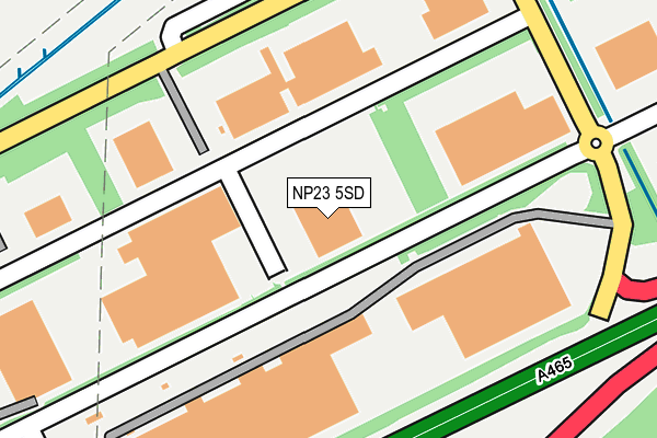 NP23 5SD map - OS OpenMap – Local (Ordnance Survey)