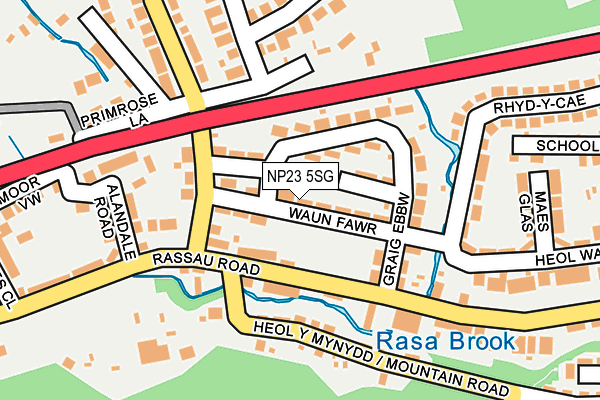NP23 5SG map - OS OpenMap – Local (Ordnance Survey)