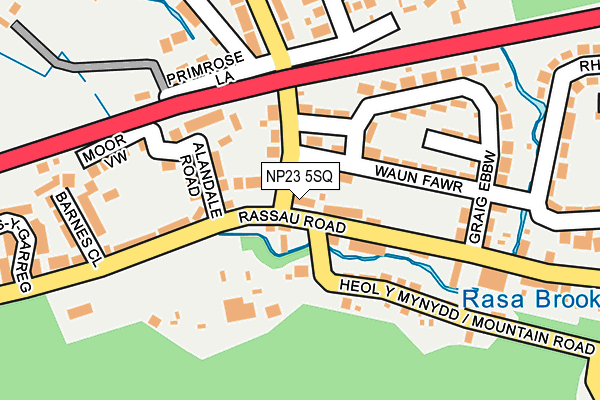 NP23 5SQ map - OS OpenMap – Local (Ordnance Survey)
