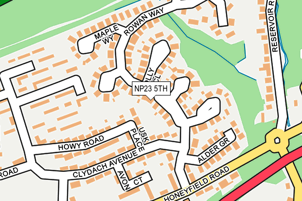 NP23 5TH map - OS OpenMap – Local (Ordnance Survey)