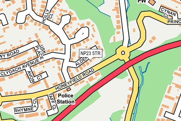 NP23 5TR map - OS OpenMap – Local (Ordnance Survey)