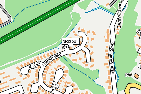 NP23 5UT map - OS OpenMap – Local (Ordnance Survey)
