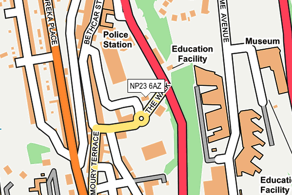 NP23 6AZ map - OS OpenMap – Local (Ordnance Survey)
