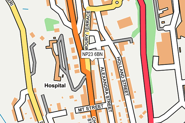 NP23 6BN map - OS OpenMap – Local (Ordnance Survey)