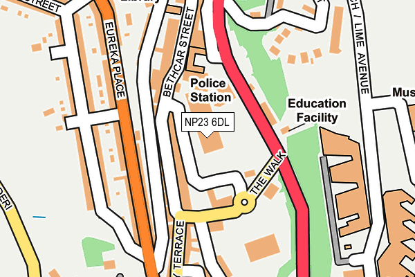 NP23 6DL map - OS OpenMap – Local (Ordnance Survey)