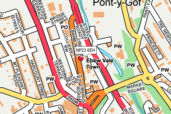 NP23 6EH map - OS OpenMap – Local (Ordnance Survey)