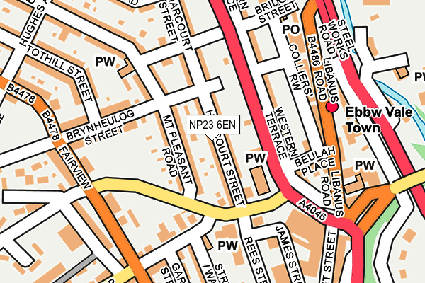 NP23 6EN map - OS OpenMap – Local (Ordnance Survey)
