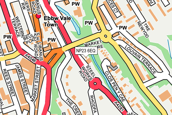 NP23 6EQ map - OS OpenMap – Local (Ordnance Survey)