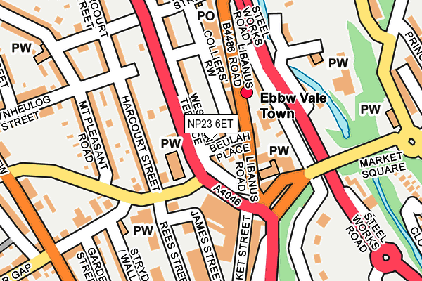 NP23 6ET map - OS OpenMap – Local (Ordnance Survey)