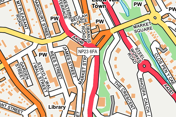 NP23 6FA map - OS OpenMap – Local (Ordnance Survey)