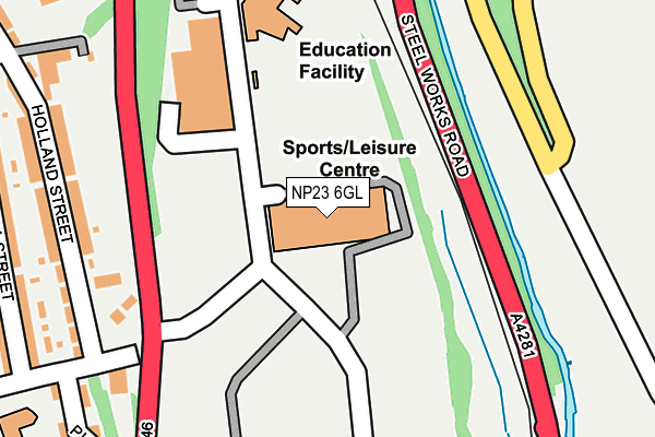 NP23 6GL map - OS OpenMap – Local (Ordnance Survey)