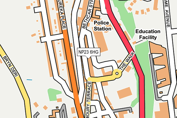 NP23 6HG map - OS OpenMap – Local (Ordnance Survey)