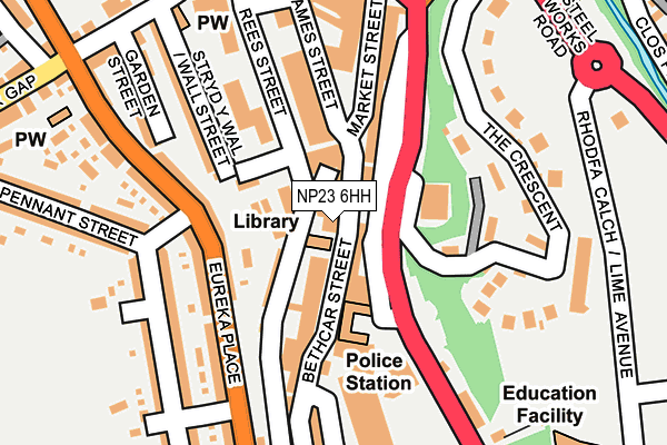 NP23 6HH map - OS OpenMap – Local (Ordnance Survey)