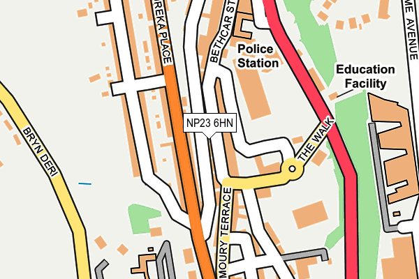 NP23 6HN map - OS OpenMap – Local (Ordnance Survey)