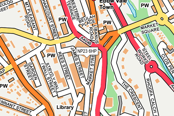 NP23 6HP map - OS OpenMap – Local (Ordnance Survey)