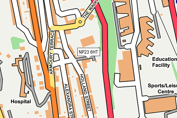 NP23 6HT map - OS OpenMap – Local (Ordnance Survey)