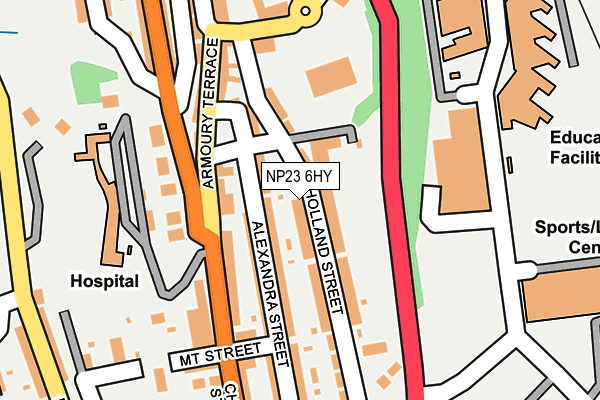 NP23 6HY map - OS OpenMap – Local (Ordnance Survey)