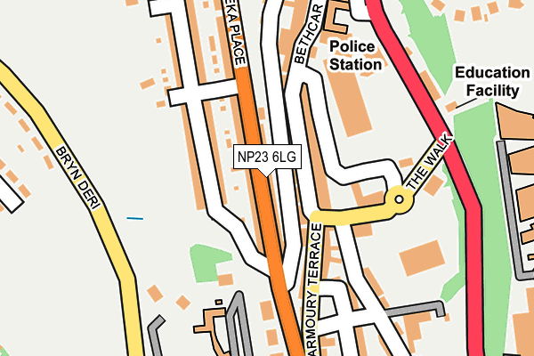 NP23 6LG map - OS OpenMap – Local (Ordnance Survey)