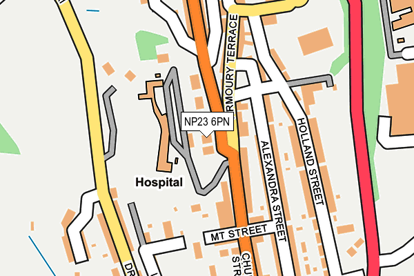NP23 6PN map - OS OpenMap – Local (Ordnance Survey)