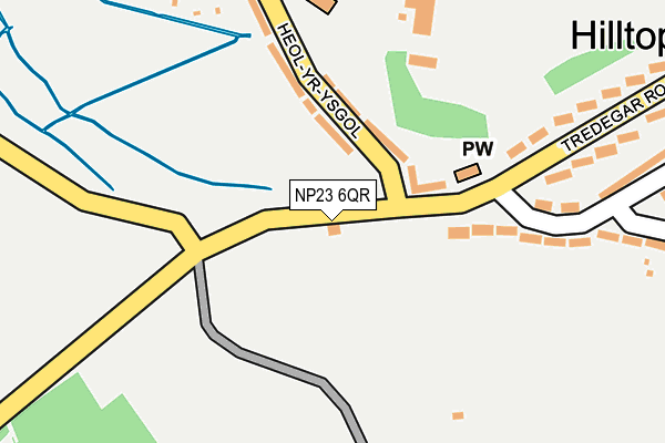 NP23 6QR map - OS OpenMap – Local (Ordnance Survey)
