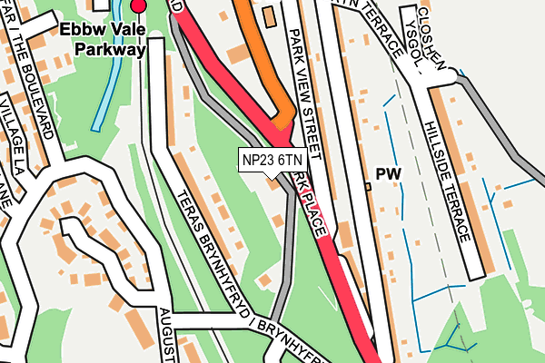 NP23 6TN map - OS OpenMap – Local (Ordnance Survey)