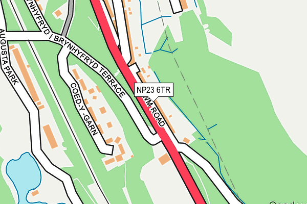 NP23 6TR map - OS OpenMap – Local (Ordnance Survey)