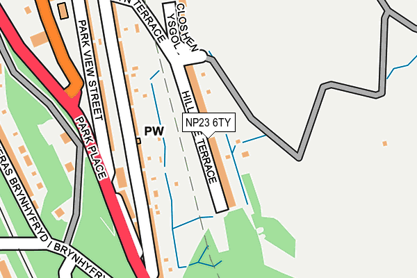 Map of CWMHAUS LTD at local scale