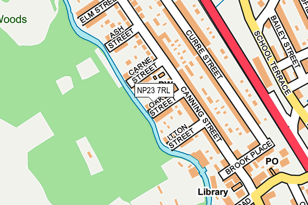 NP23 7RL map - OS OpenMap – Local (Ordnance Survey)