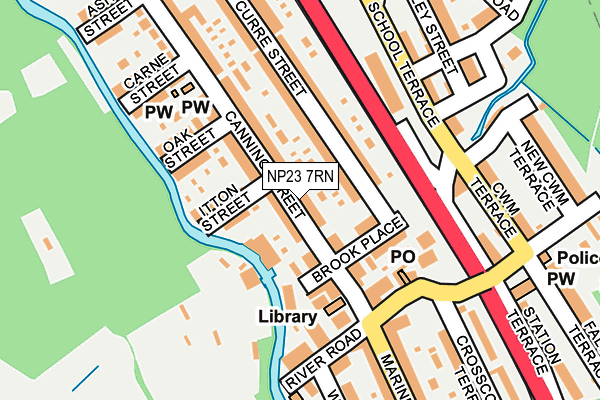NP23 7RN map - OS OpenMap – Local (Ordnance Survey)