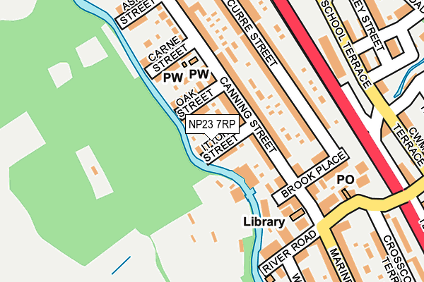 NP23 7RP map - OS OpenMap – Local (Ordnance Survey)