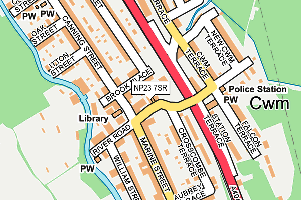 NP23 7SR map - OS OpenMap – Local (Ordnance Survey)