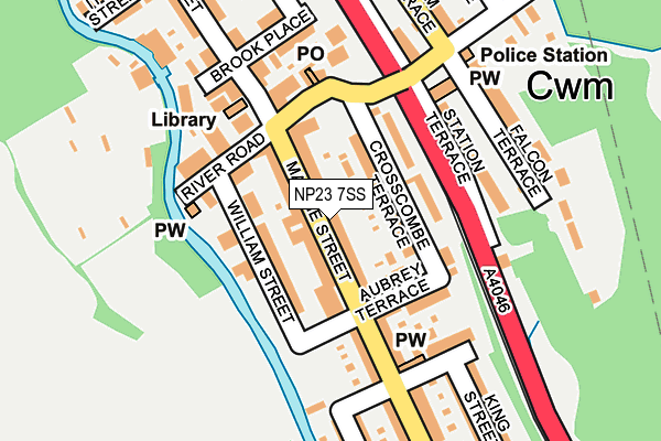 NP23 7SS map - OS OpenMap – Local (Ordnance Survey)