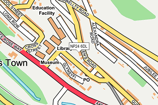 NP24 6DL map - OS OpenMap – Local (Ordnance Survey)