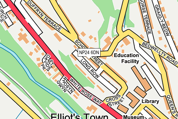 NP24 6DN map - OS OpenMap – Local (Ordnance Survey)