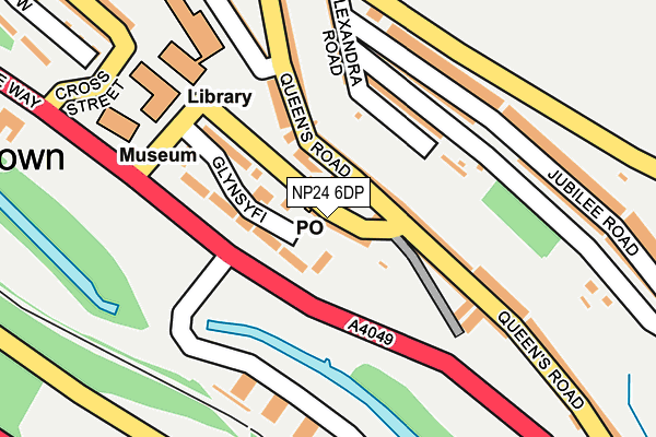 NP24 6DP map - OS OpenMap – Local (Ordnance Survey)