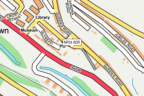 NP24 6DR map - OS OpenMap – Local (Ordnance Survey)